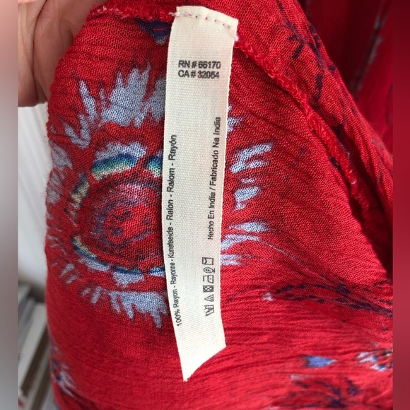 Free People Intimately Garden Party Red Maxi Dress - Picture 11 of 15